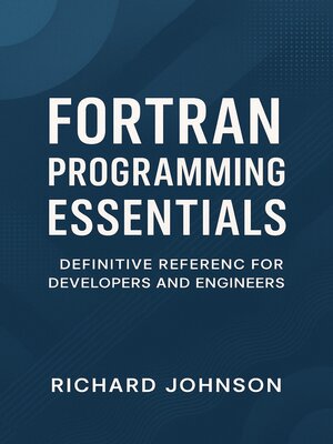 cover image of Fortran Programming Essentials
